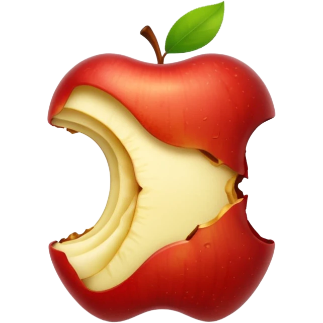 Apple core emoji