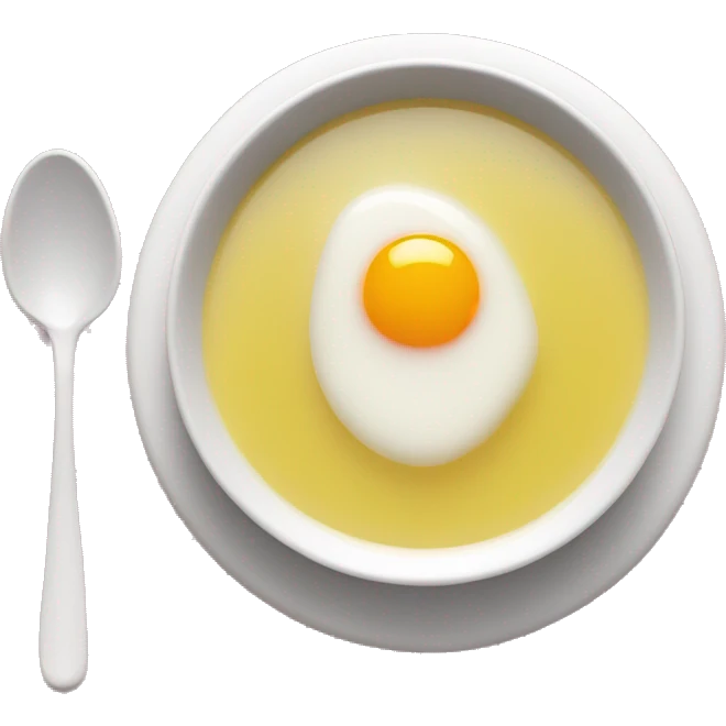 beatroot soup with egg pink emoji