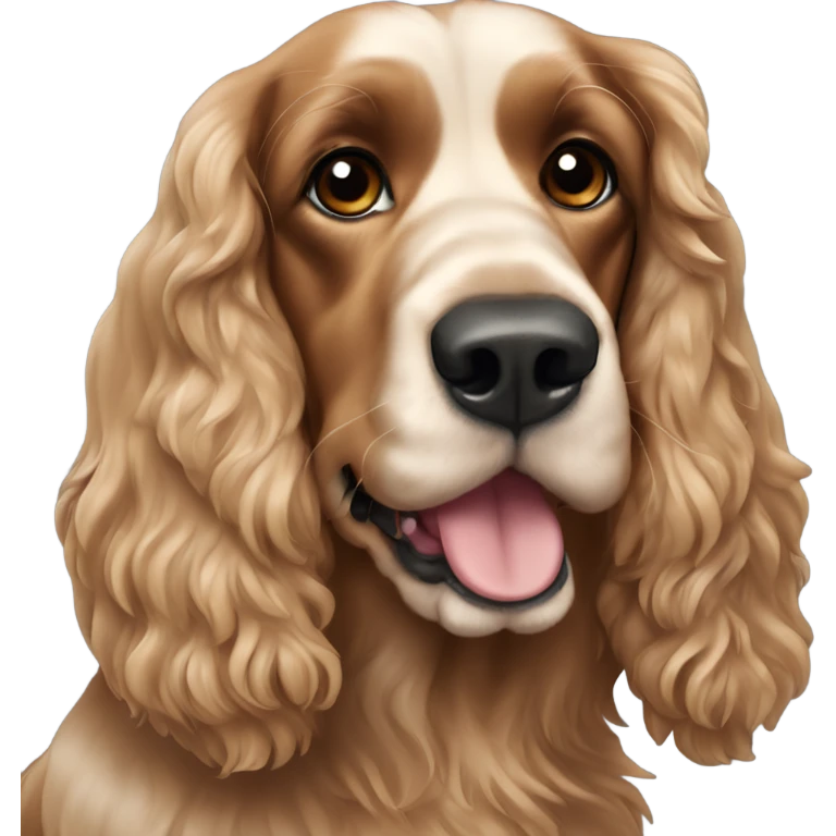 cocker spaniel dog emoji