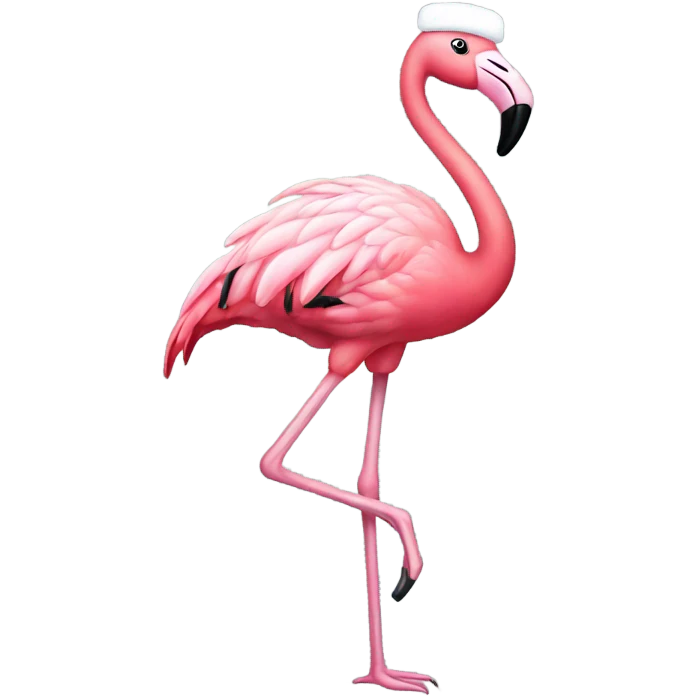 Christmas flamingo  emoji