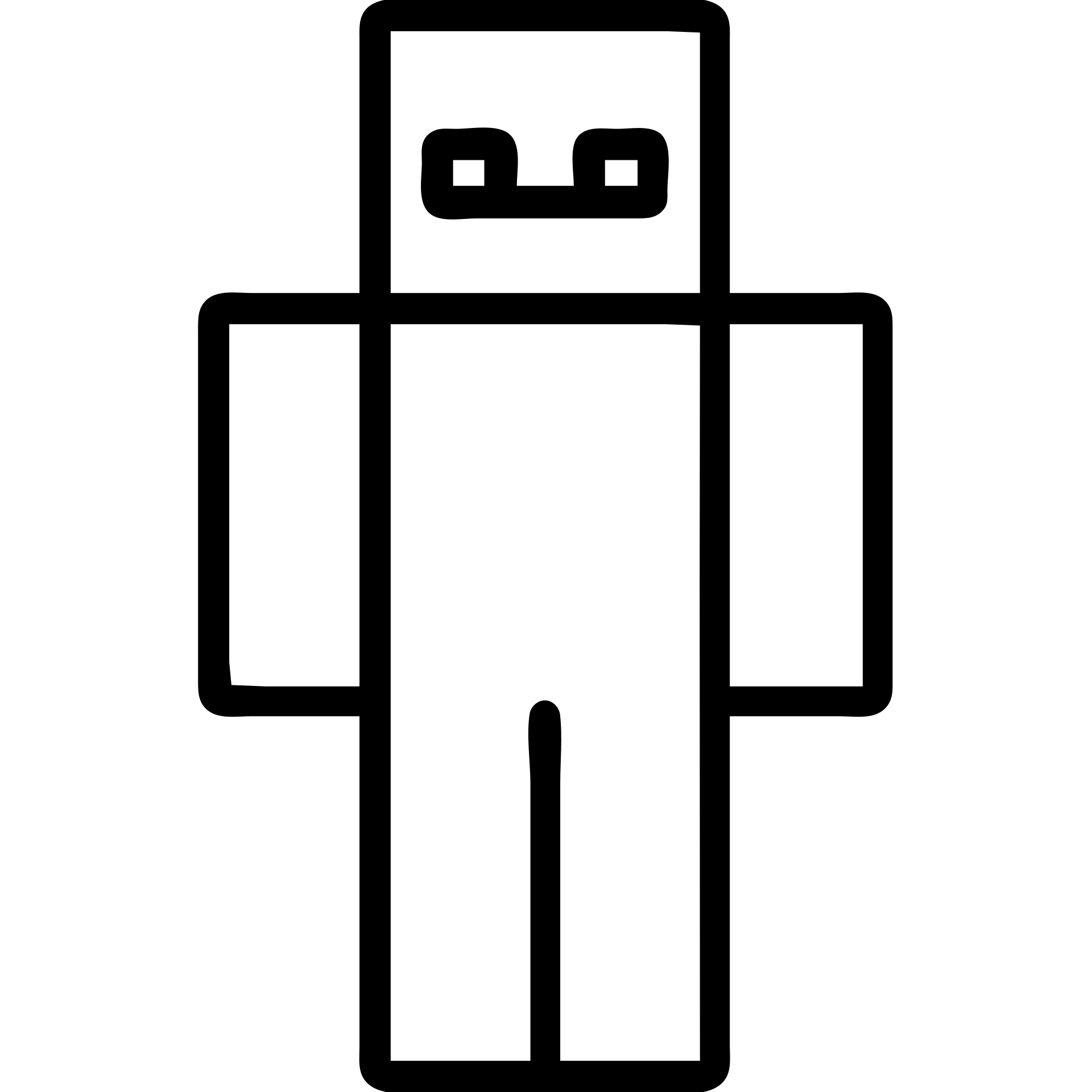 Minecraft character emoji