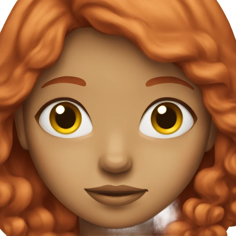 Red haired girl  emoji