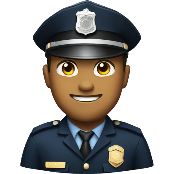 Police officer emoji
