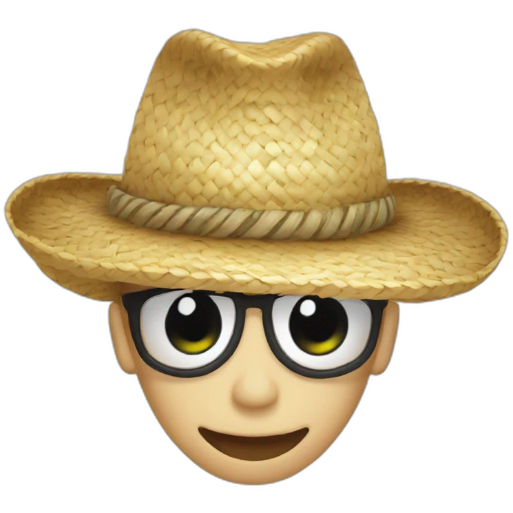 straw hat emoji