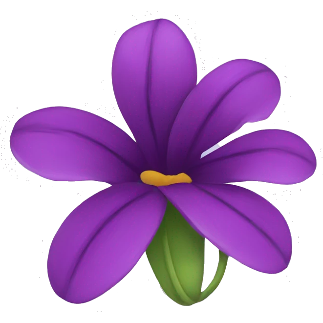Purple flower emoji
