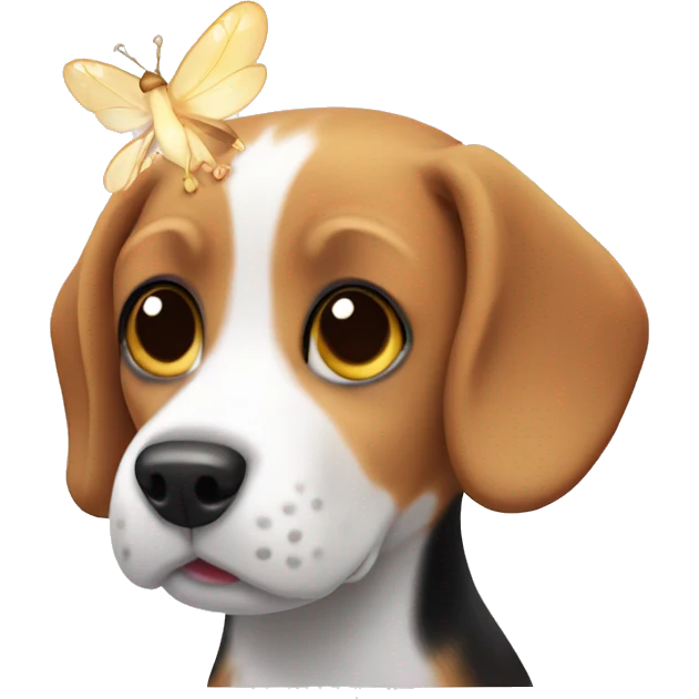 Fairy beagle emoji