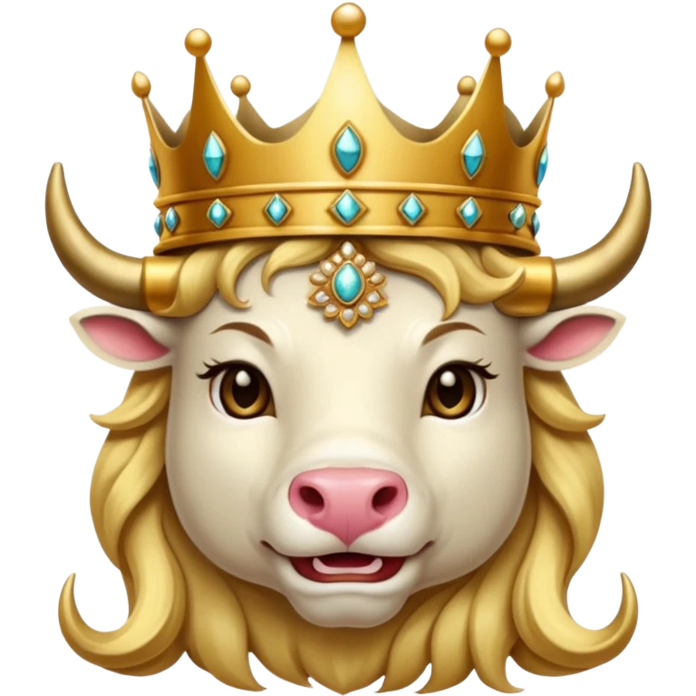 Bull princess emoji