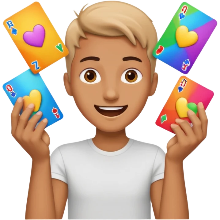 opening card packs emoji