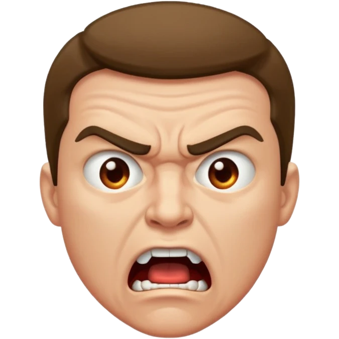 can u open his mouth in anger so it can look more dangerous emoji