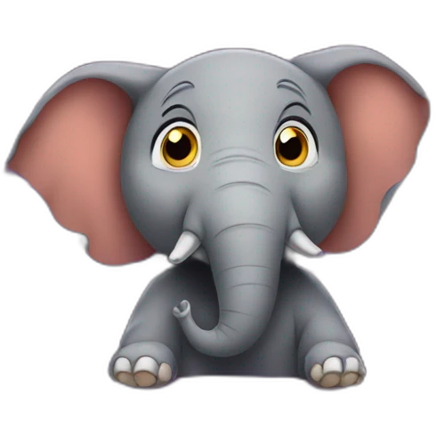 Elephant in movie theater emoji