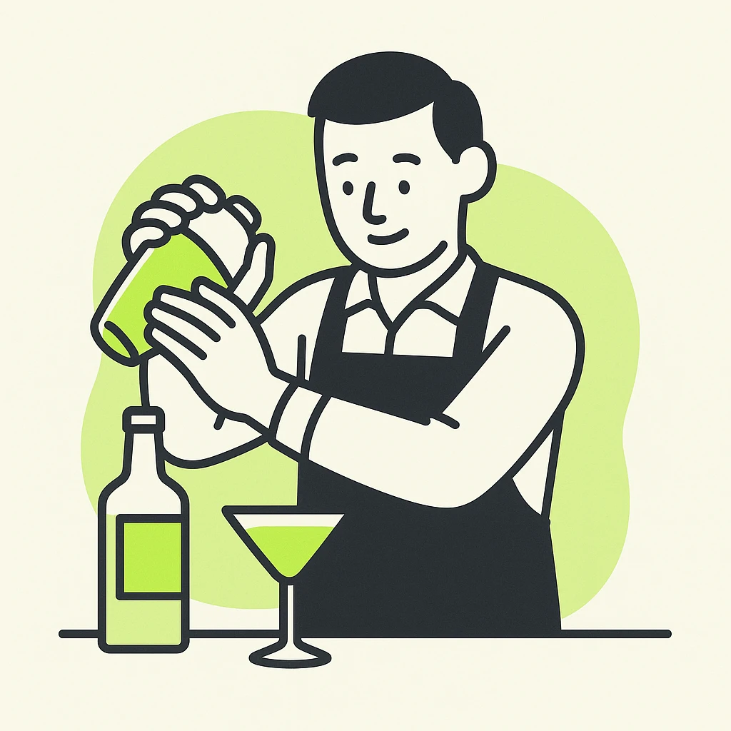 bartender mixing drinks emoji