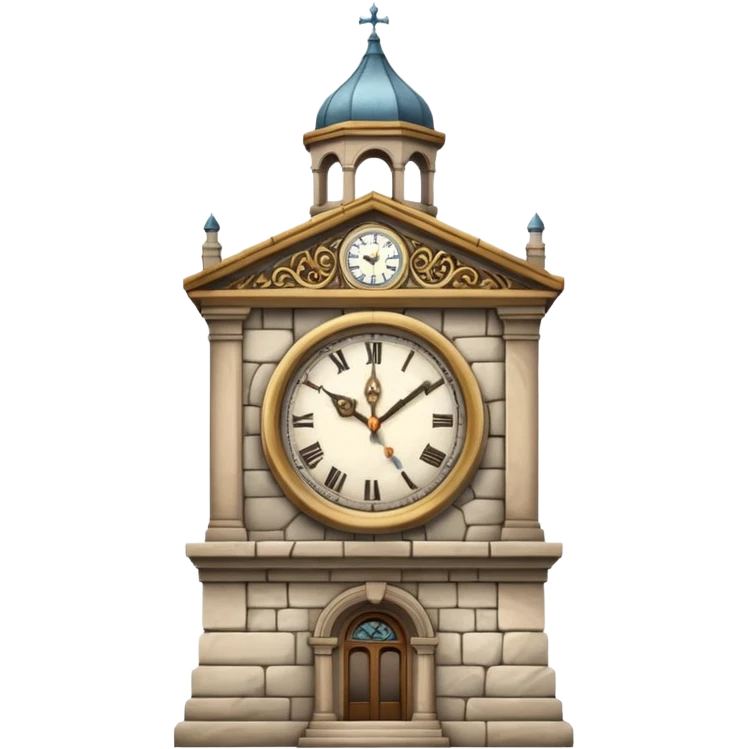 make an emoji which are a clock tower emoji