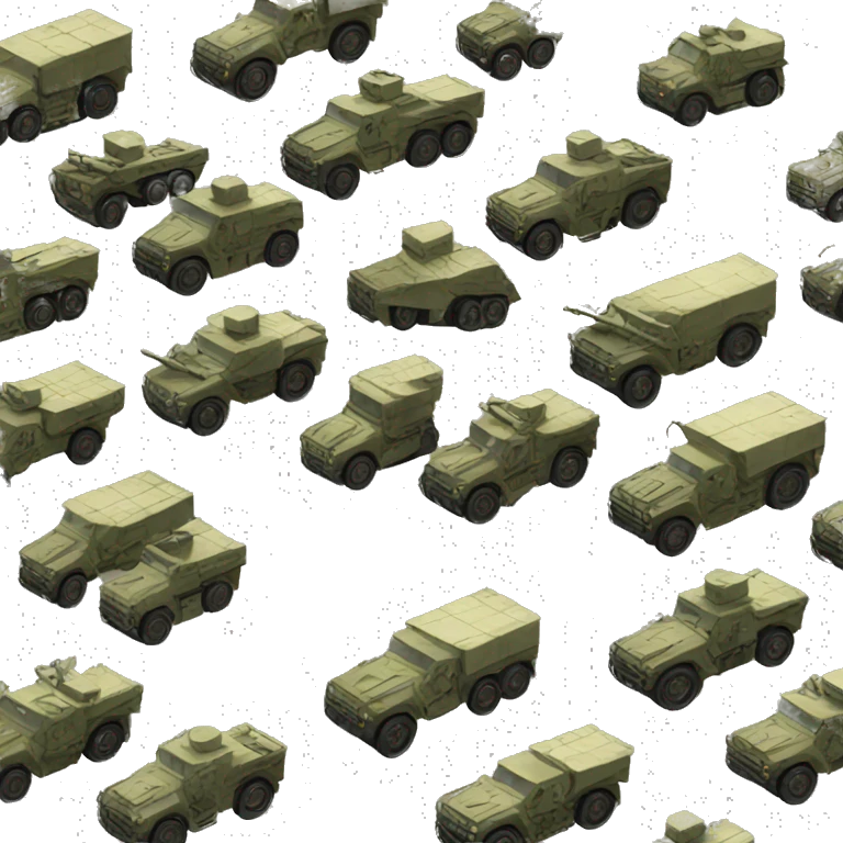 Military convoy emoji