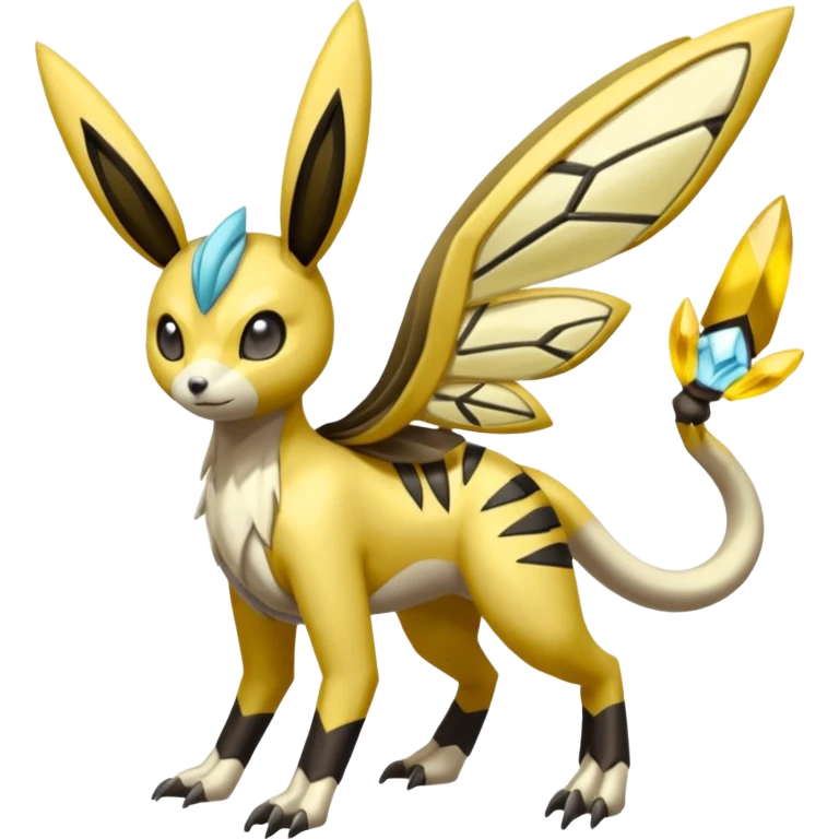 Meloetta-Renamon-Beedrill-Manectric-Palkia-Cresselia-fusion emoji