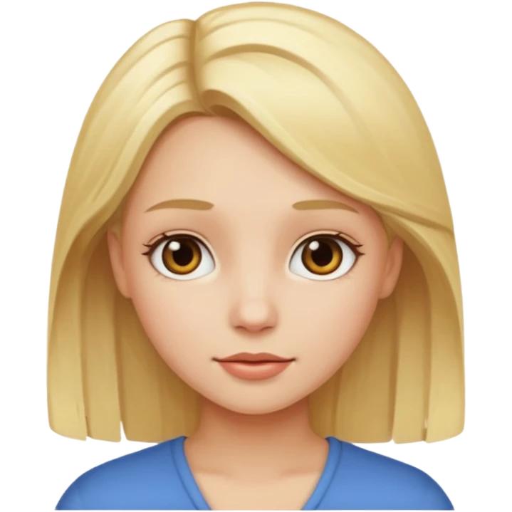 Girl blond emoji