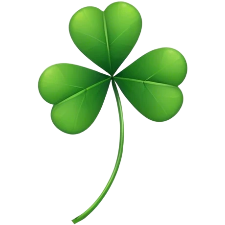 Four leaf clover emoji
