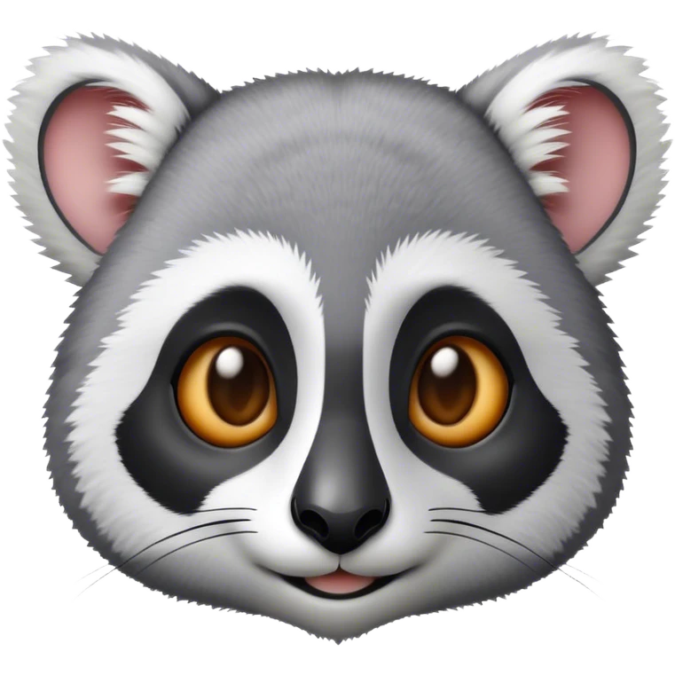Lemur emoji in iPhone style emoji