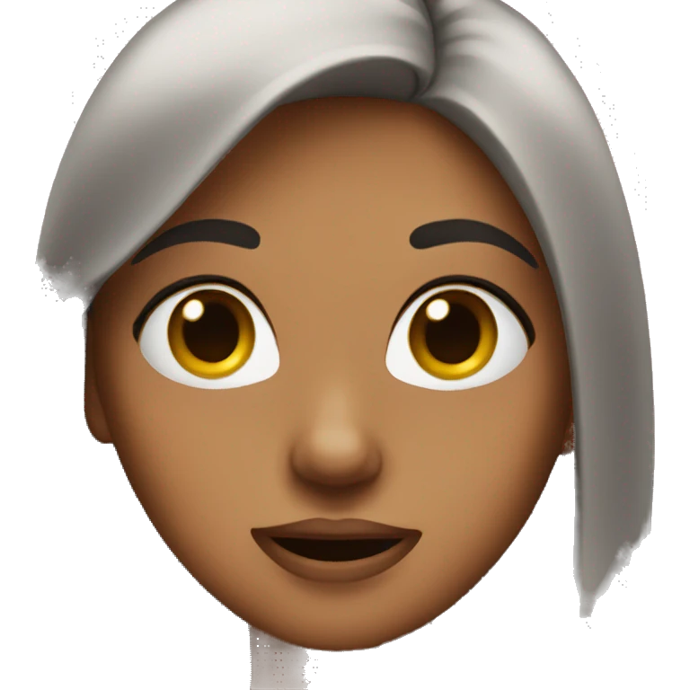 girl blushing emoji