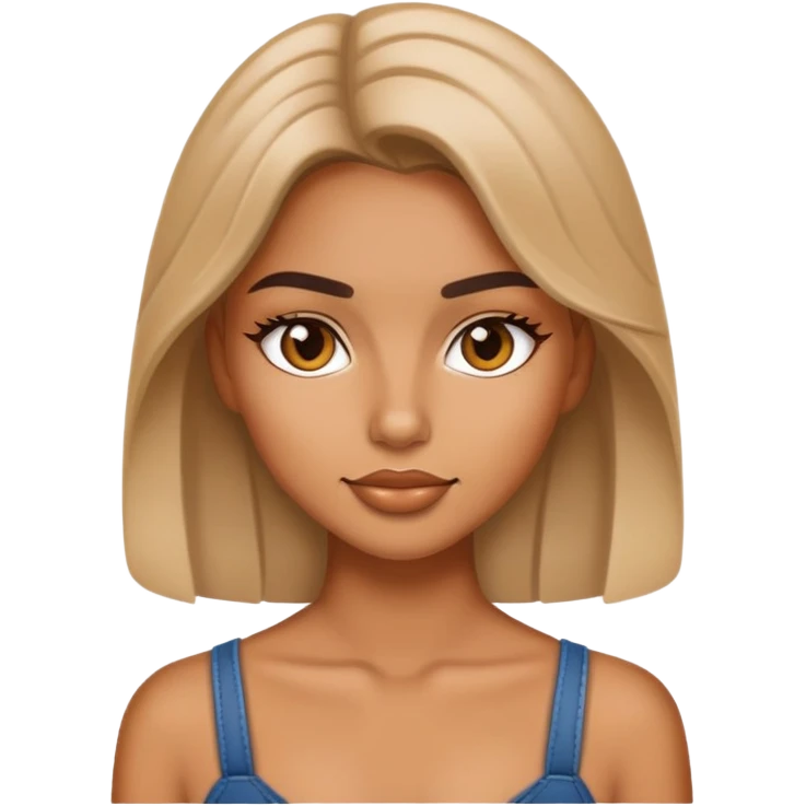 cool California girl being a model emoji