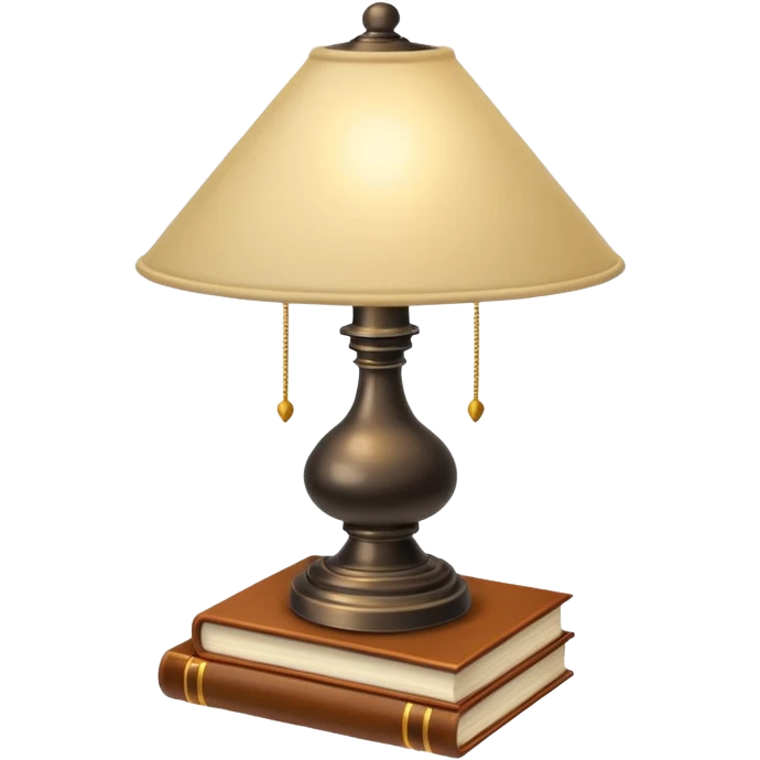 academia lamp emoji