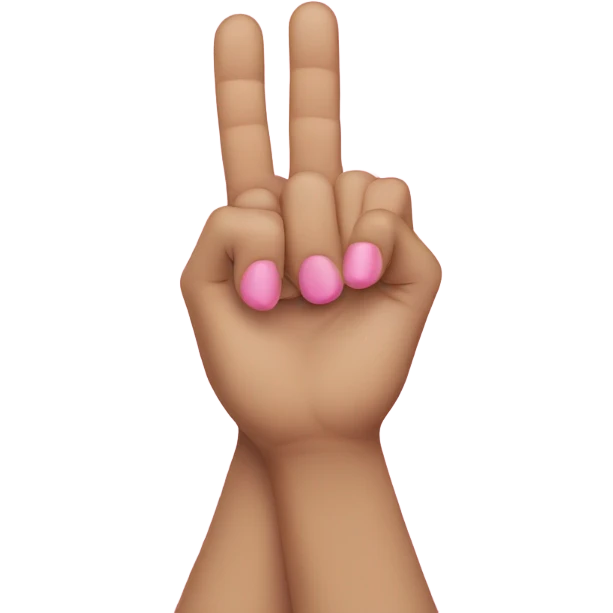Interlocked pinkies emoji