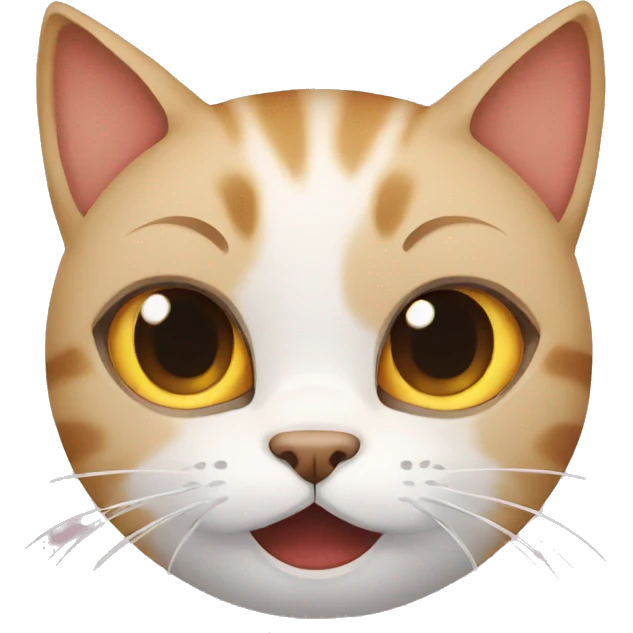 Cat saying no emoji