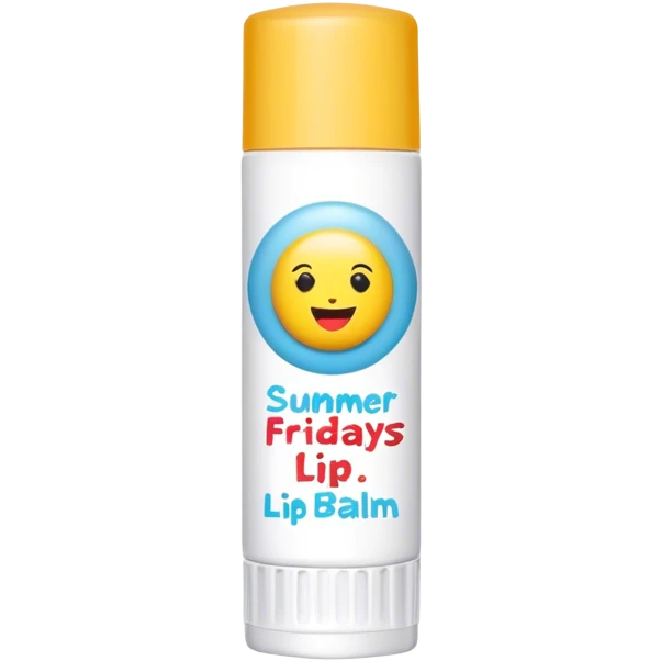 Summer Fridays lip balm  emoji