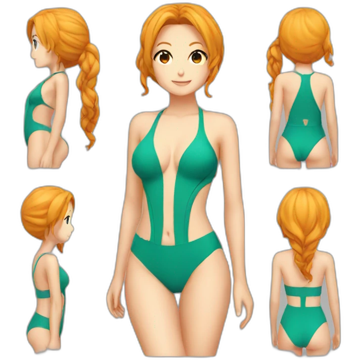 nami swimsuit emoji
