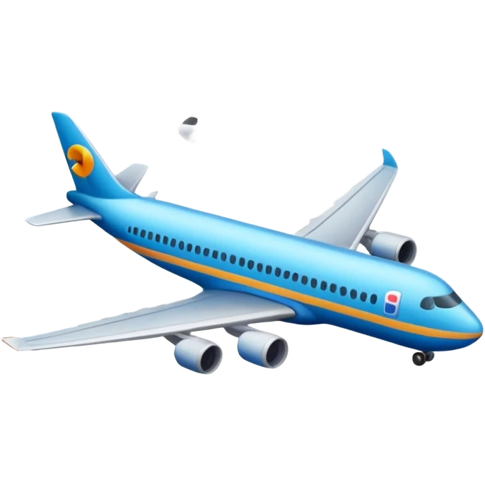 travel itinerary with airplane and calendar, no text emoji
