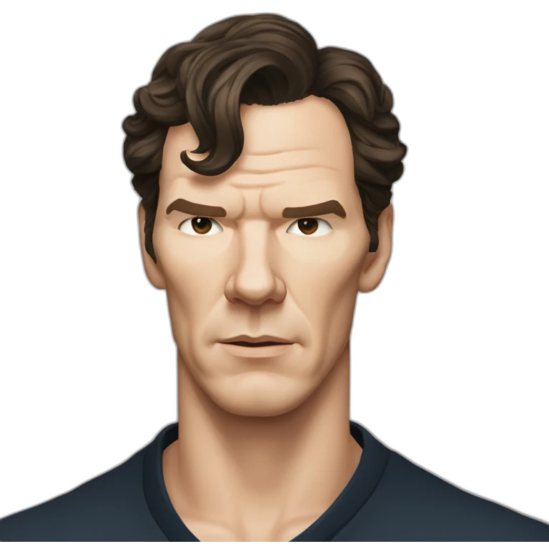 Benedict cumberbatch serious emoji