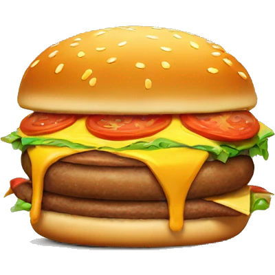 Burger with pizza inside easy emoji