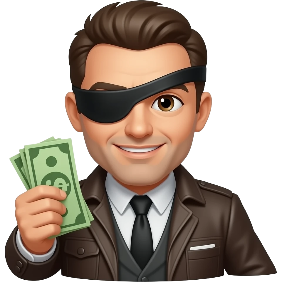 bandido con dinero emoji