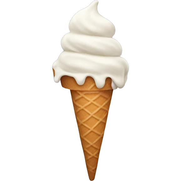 Ice cream emoji