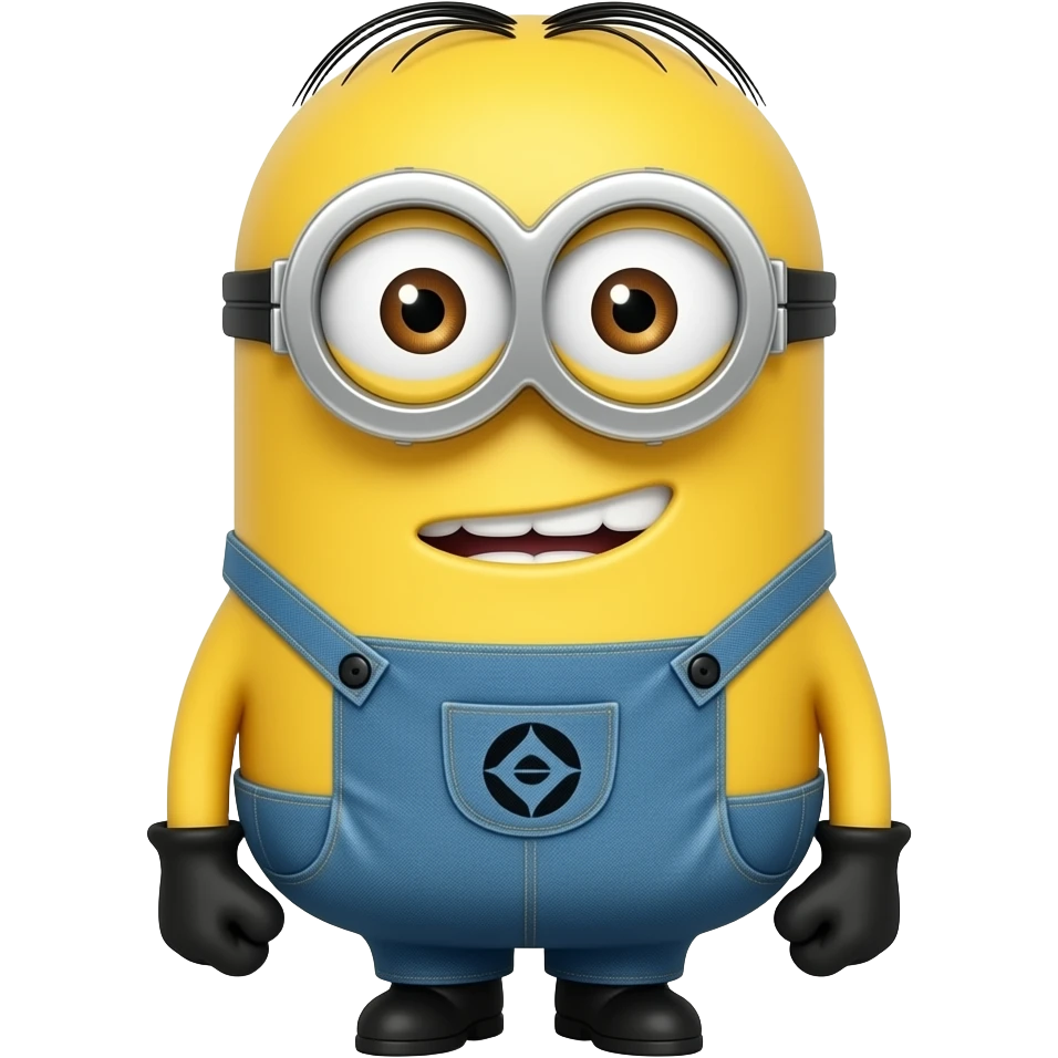 minion with iron banana emoji