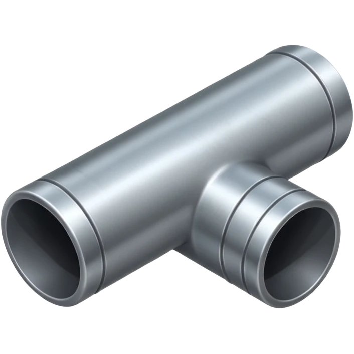 A silvery iron metal pipe emoji