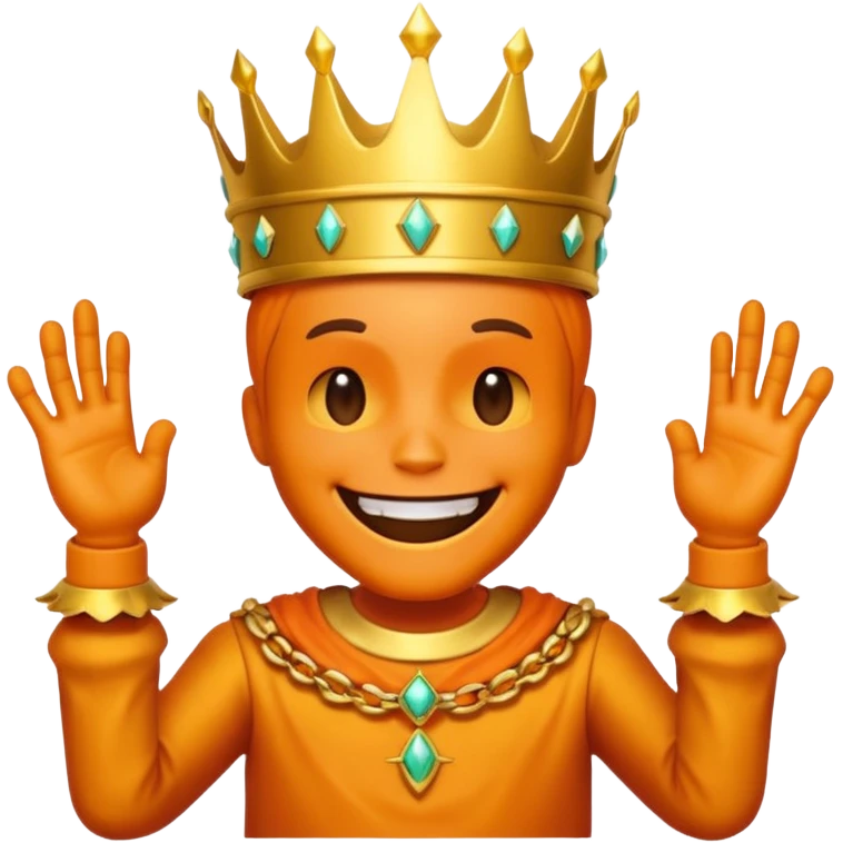 creame un emote de la skin Inferno Skeleton Balvin de fortnite, es naranja la skin emoji