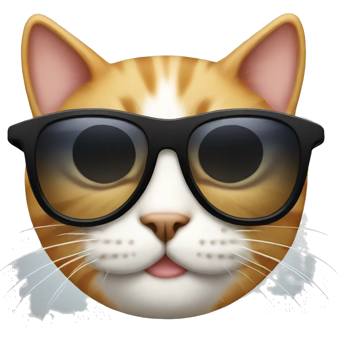 cat with sunglass emoji