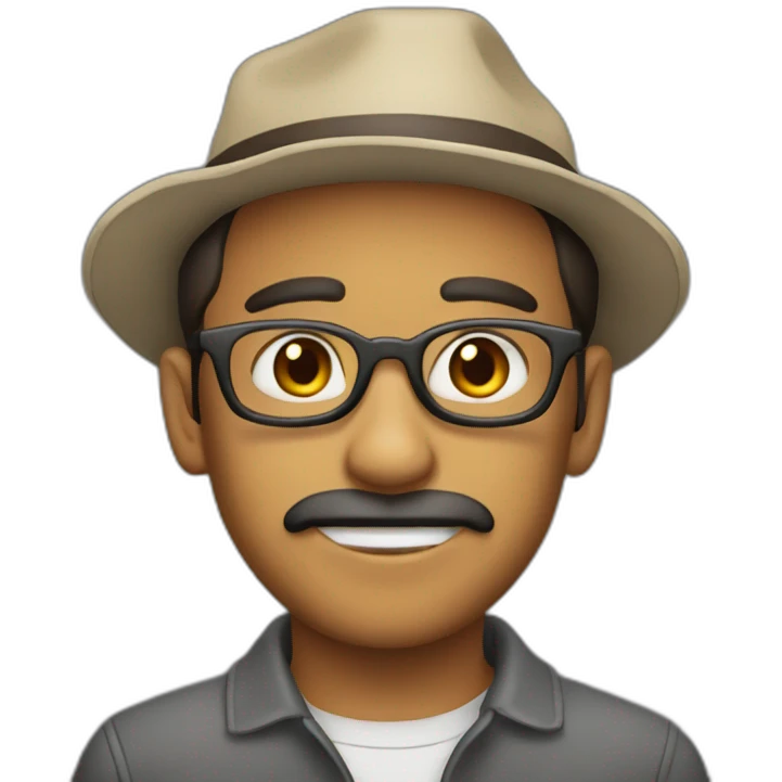 Chico con cigarrio emoji