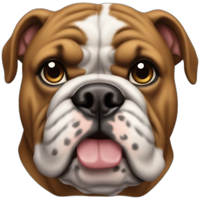 John Hancock as a bulldog emoji