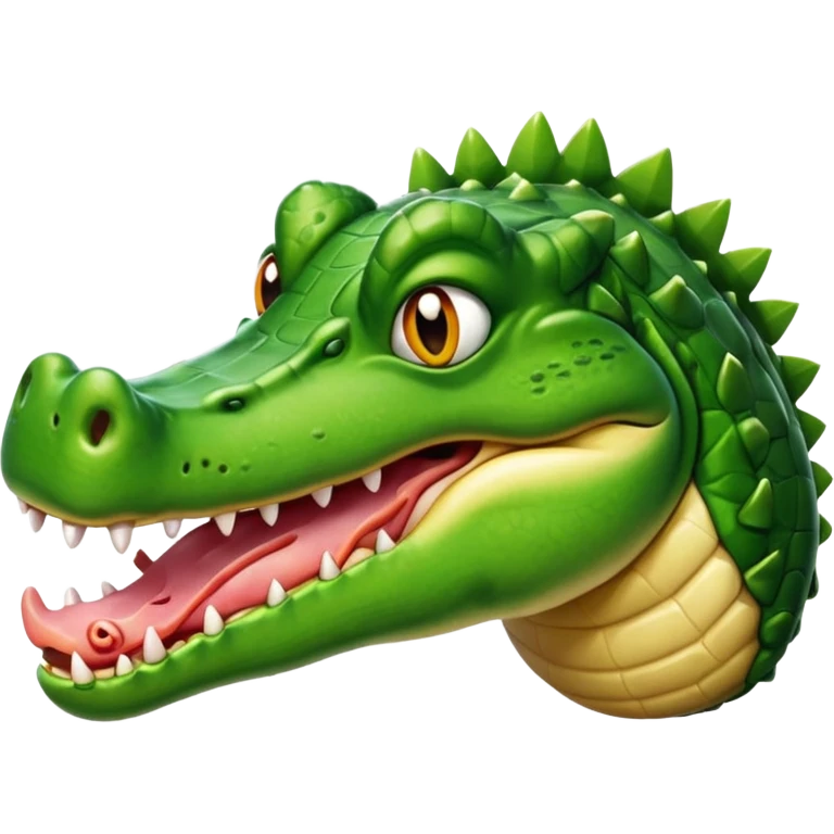 Crocodile with pork  emoji