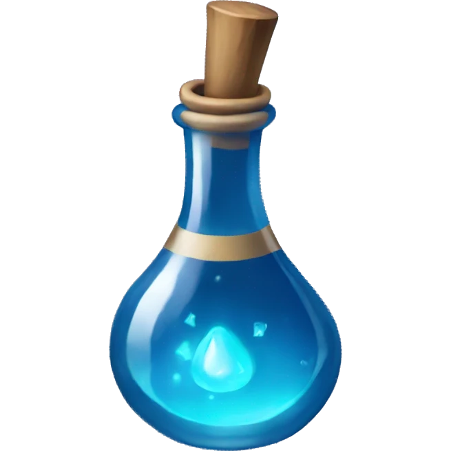 Magic blue potion  emoji