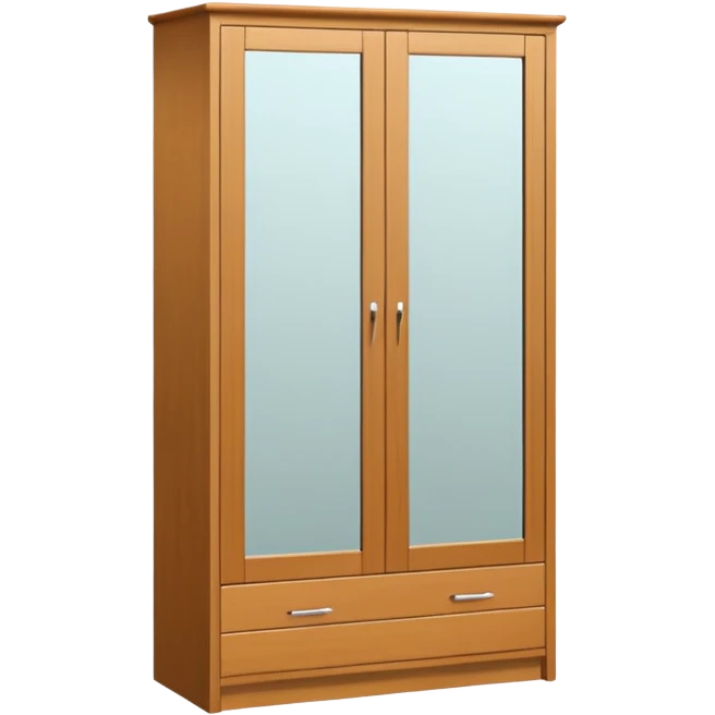 wardrobe modern closed mirror door emoji