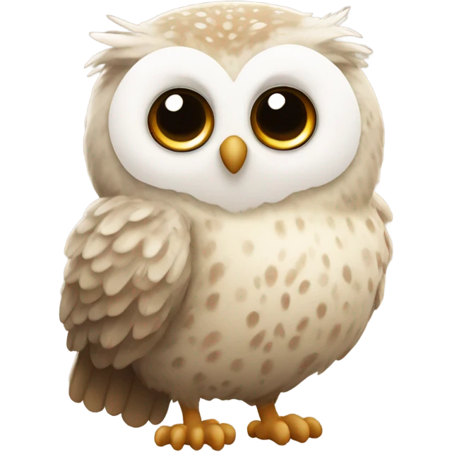 Cute owl emoji