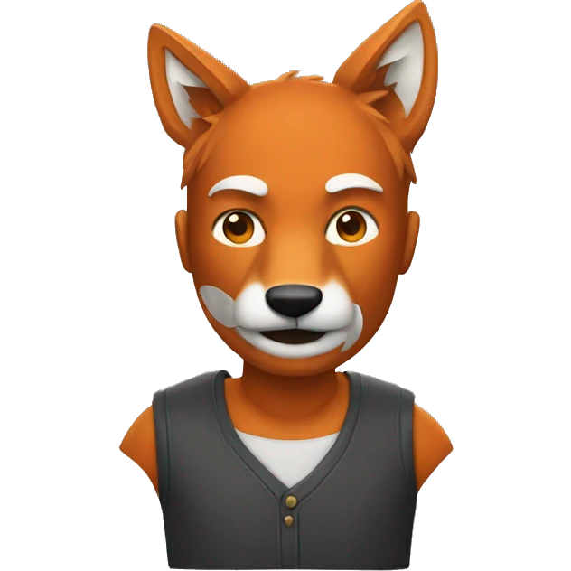 Man with fox head emoji