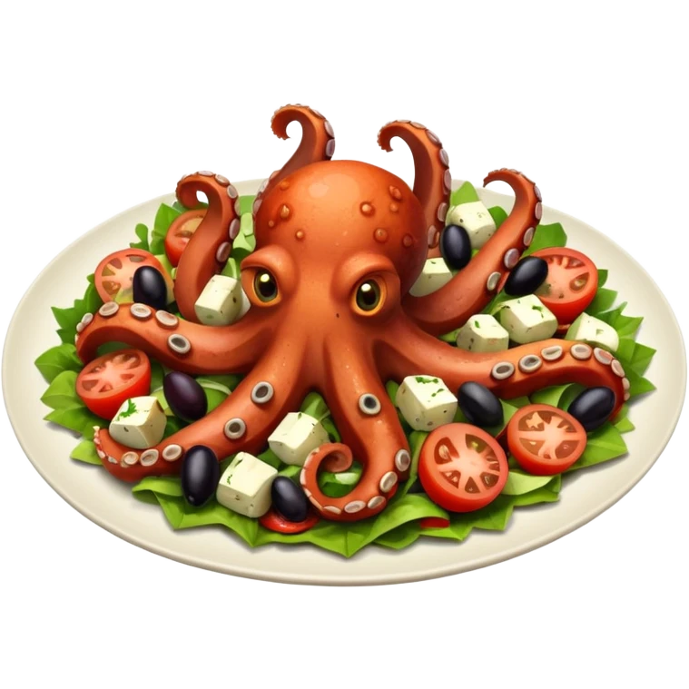 cooked octopus salad emoji