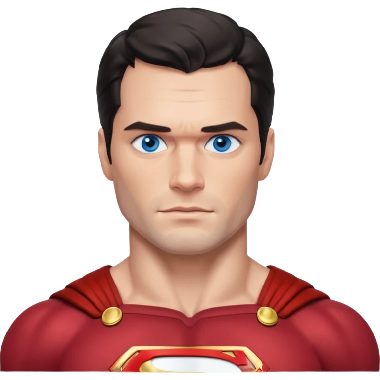 Henry Cavill with blue eyes emoji