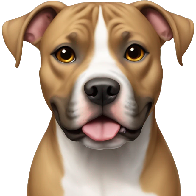 Fawn American Staffordshire Terrier emoji