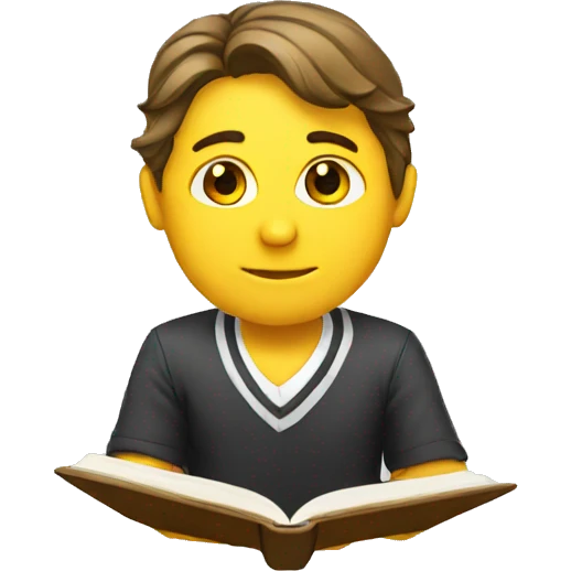 estudiando emoji