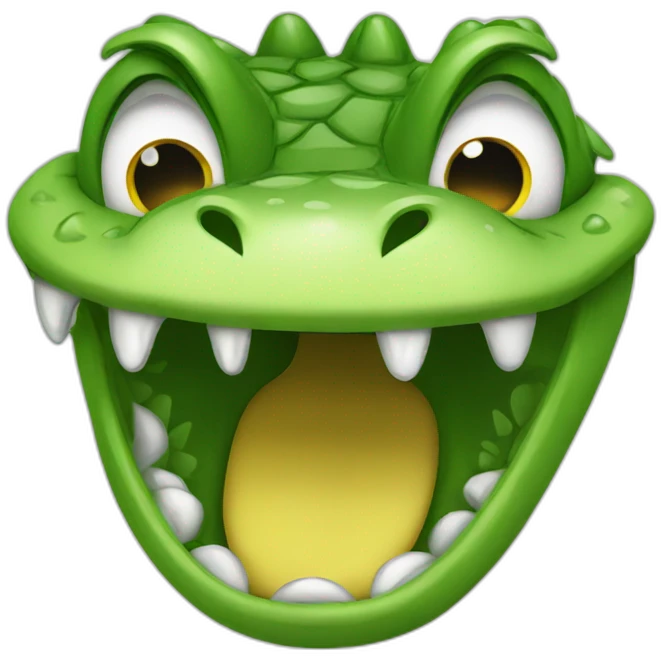 crying crocodile emoji