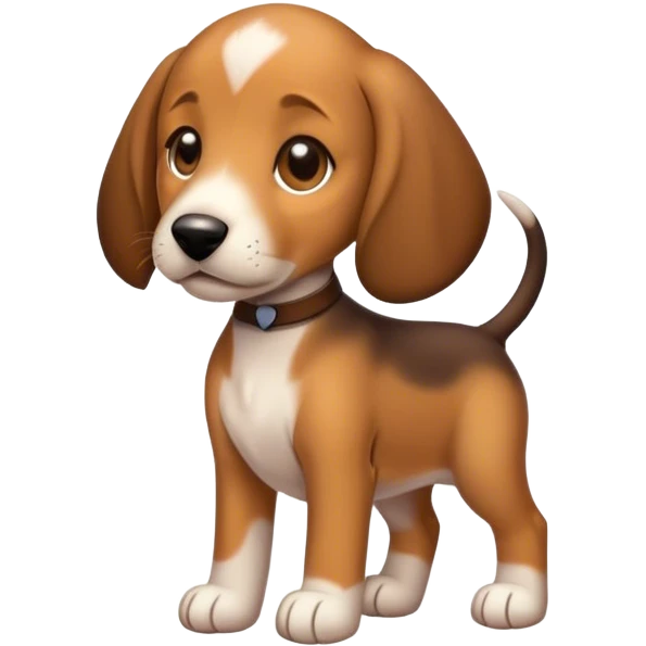 hound puppy full body emoji
